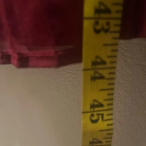 Burgundy Long Skirt - Picture 2 of 4